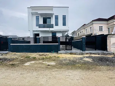 *newly Carved 5 Detached Duplex with BQ* — Lekki, Lagos