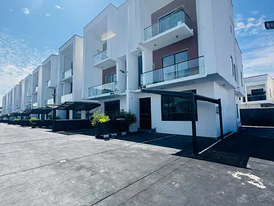 *nicely Carved 4 Semi Detached Duplex with BQ and Swimming Pool* — Lekki, Lagos