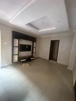 Spacious Roomself with TV Console — In an Estate Estate, Ogba, Ikeja, Lagos
