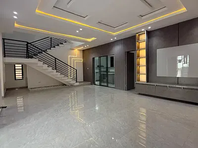 Newly Built 5 Bedroom Fully Detached Duplex with a Room BQ — Ogba, Ikeja, Lagos