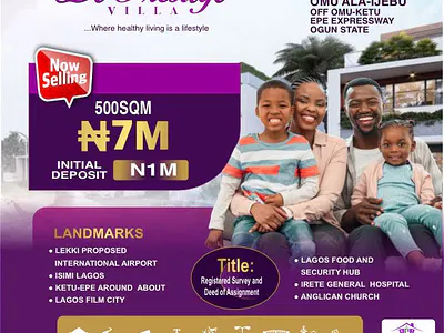Residential Land with Registered Survey — De Prestige Villa Omu Alaoff Omu Ketu, Ijebu Ode, Ogun