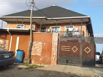 Block of 6 Flats with Ample Parking — Behind Ipaja Market, Ipaja, Lagos