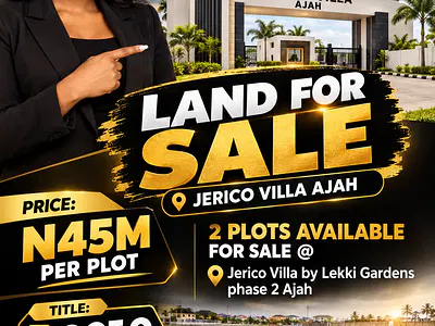 Residential Land Plot — Jerico Villa, Lekki Gardens Phase 2 Road, Ajah, Lagos