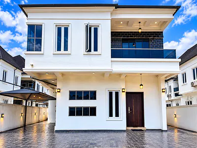 Massive 5 Bedroom Detached Duplex with BQ & Parking for 10+ Cars — Osapa London, Osapa, Lekki, Lagos