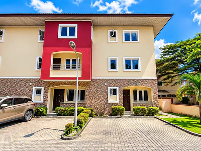 Very Clean 3 Bedroom Terraced Duplex+ BQ +constant Electricity — Osapa London, Osapa, Lekki, Lagos