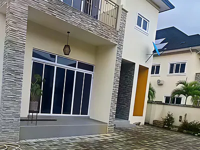 4 Bedroom Duplex & 2 Rooms BQ in a Secure Estate with 24 Hours Light — Golf Estate, Peter Odili Road, Trans Amadi, Port Harcourt, Rivers