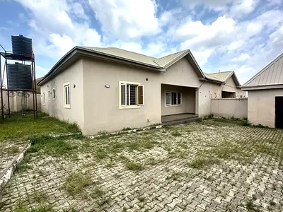 Well Built 3 Bedroom Semi-Detached Bungalow — By Railway, Kubwa, Abuja