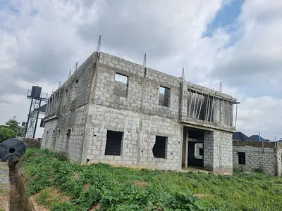 4 Bedroom House Carcass — Off Von Road, Airport Road, Lugbe District, Abuja