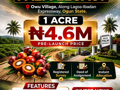Residential Land with Registered Survey — Naija Palm Legacy, Odeda, Ogun