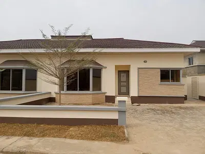 3 Bedroom Semi-Detached Bungalow with BQ — KM 46, Ogun