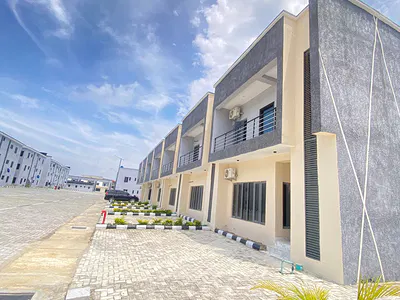 2 Bedroom Terrace Duplex with BQ, 24HRS Power, Swimming Pool and Gym — Ajah, Lagos