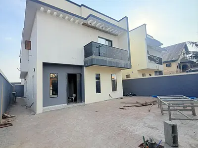 Exquisitely Built 5 Bedroom Fully Detached Duplex with a Room BQ — Ikeja, Lagos
