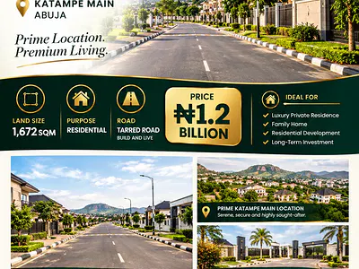 1672 SPM Residential Land — Katampe, Abuja