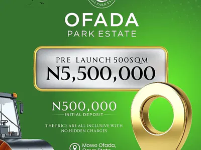 Residential Land with C of O — Ofada Park Estate Close to Mowe Market, Mowe Ofada, Ogun