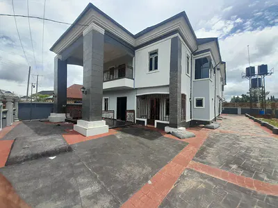 Standard 4 Bedrooms Duplex All Rooms Ensuite with Pop Ceilings — Aruogba Community, Off Airport Road, GRA, Benin, Oredo, Edo