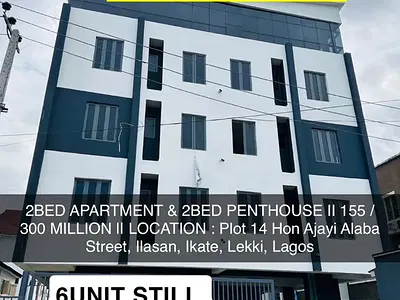 2 Bedroom Apartment/2 Bedroom Penthouse — Hon Ajayi Alaba Street, Ilasan, Lagos, Ilasan, Lekki, Lagos