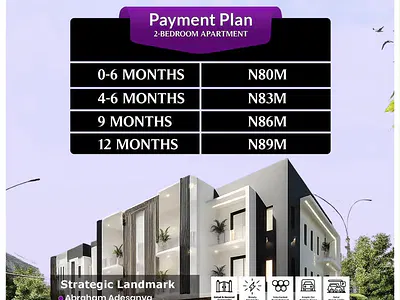 2 Bedroom Luxury Apartment — Aviance Luxe Apartments Lagos Business School, Ajah, Lagos