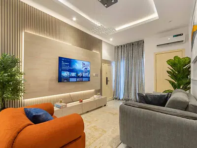 2 Bedroom Furnished Apartment with Swimming Pool — Ikate Chisco, Lekki, Lagos