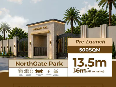 Pre-Launch Offer -- 500SQM Land at Northgate Park — Simawa, Behind the New Auditorium of Redemption Camp, Simawa, Ogun