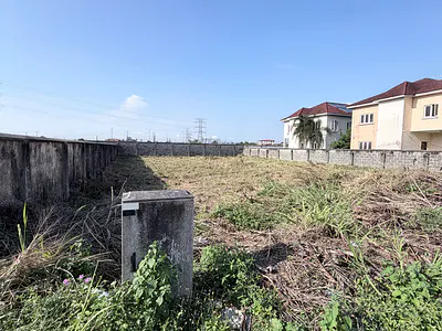 A Land Measuring 920 SQM Fenced Dry Land — Royal Gardens Estate, Ajah, Lagos