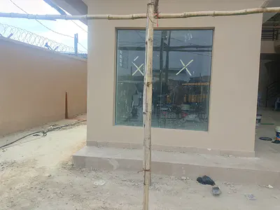 Newly Built Office or Shop Space with Inbuilt Toilet — Makoko, Yaba, Lagos