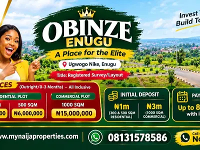 Residential Plots of Land in a Serene Location — Obinze Enugu / Ugwogo Nike, Enugu, Enugu