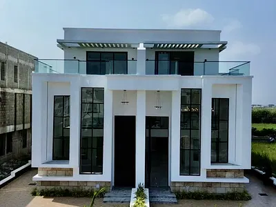 Newly Built Contemporary Design.5 Bedroom House in Lovely Environment — Cowrie Creek Estate, Ikate, Lekki, Lagos