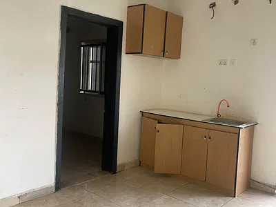 Miniflat with Open Plan Fitted Kitchen with Balcony on Ground Floor — Canal West Estate, Osapa, Lekki, Lagos