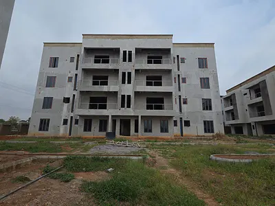 Shell 2-Bedrooms Apartment with BQ Attached — Close to Zavatti Estate, Wuye, Abuja