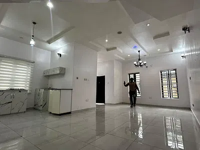 Luxury Studio Apartment with Private Toilet and Open Plan Kitchen — Royal Pine Gate 3, Lekki, Lagos