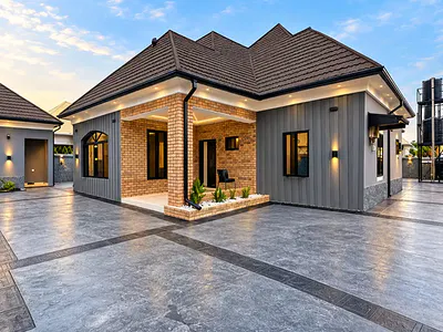 Newly Built 4 Bedroom Detached Bungalow with 3 BQ'S — By Sunnyvale Estate, Galadimawa, Abuja