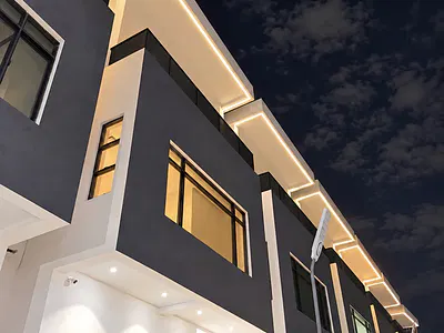 4 Bedroom Townhouse with BQ, 3 Car Parking and Swimming Pool — Guzape District, Abuja