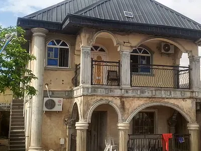 A Block of 3 Units 3 Bedroom Flat Upstairs and Down with BQ — Etegbin by Alaba International Market, Ojo, Lagos