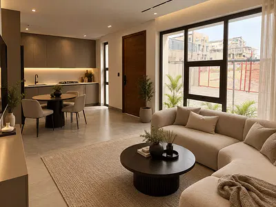 1 Bedroom Fully Serviced Apartment — New Road, Off the Coastal Road, Lekki, Lagos