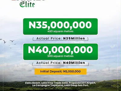 Residential Land — Garnet Elite Iberekodo Closed to Lekki Deep Sea Port, Eleko, Ibeju Lekki, Lagos