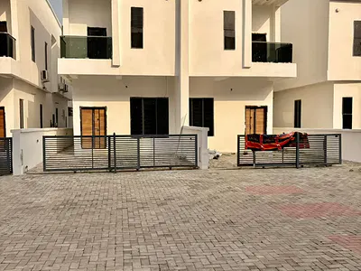 Brand New 4 Bedroom Semi Detached Duplex with a BQ, Secure Estate — Lekki, Lagos