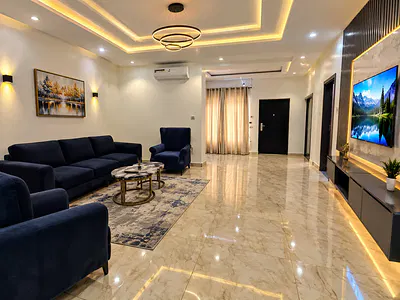 3 Bedrooms Flat with BQ — Guzape District, Abuja