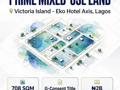 708 SQM Mixed-Use Land in a Prime Location — Adjacent Eko Hotel, Victoria Island (VI), Lagos