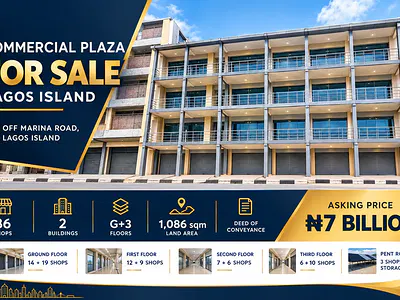 86-Shop Ultra-Prime Commercial Plaza — Off, Marina, Lagos Island, Lagos