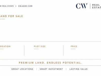 Prime 646SQM Commercial Land — Lekki, Lagos