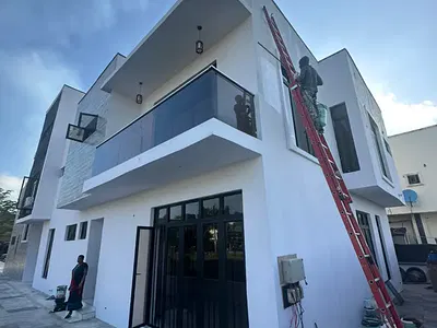 Contemporary 4-Bedroom Semi- Detached Duplex with Parking Space — Lekki, Lagos