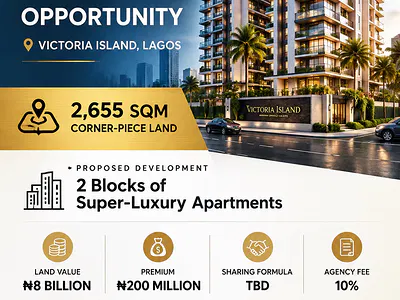 2655 Square Meter of Residential Land — Victoria Island (VI), Lagos