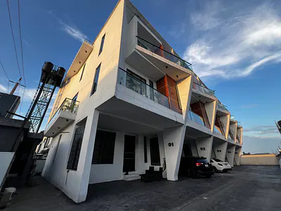 Brand New 4 Bedroom Townhouse with a Room BQ — Ikate Elegushi, Lekki, Lagos