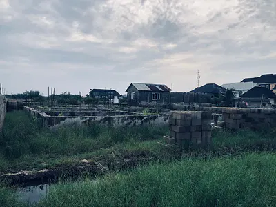 Residential Land with Foundation — Assembly's Street, Ojo, Lagos
