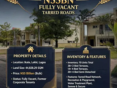 Residential Land Estate, 44,828.29 SQM — Ikate, Lekki, Lagos