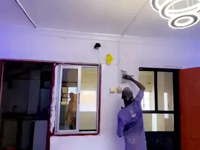 A Decent 2-Bedroom Flat with 2 Toilets Upstairs, a Private Balcony — Fola Agoro, Yaba, Lagos