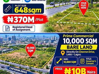Commercial Land — Chevron Drive, Lekki, Lagos