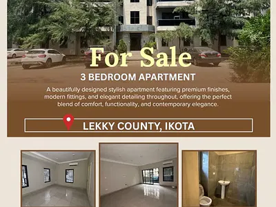 County Apartments 3 Bedroom Block of Flats — Lekki Expressway, Lekki, Lagos