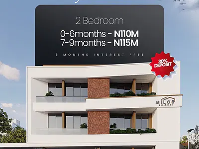 Two Bedroom Apartment with Smart Home Features — Ajah, Lagos