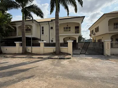 Well Built 4 Bedroom Gated Semi Detached Duplex & BQ — Wuye, Abuja